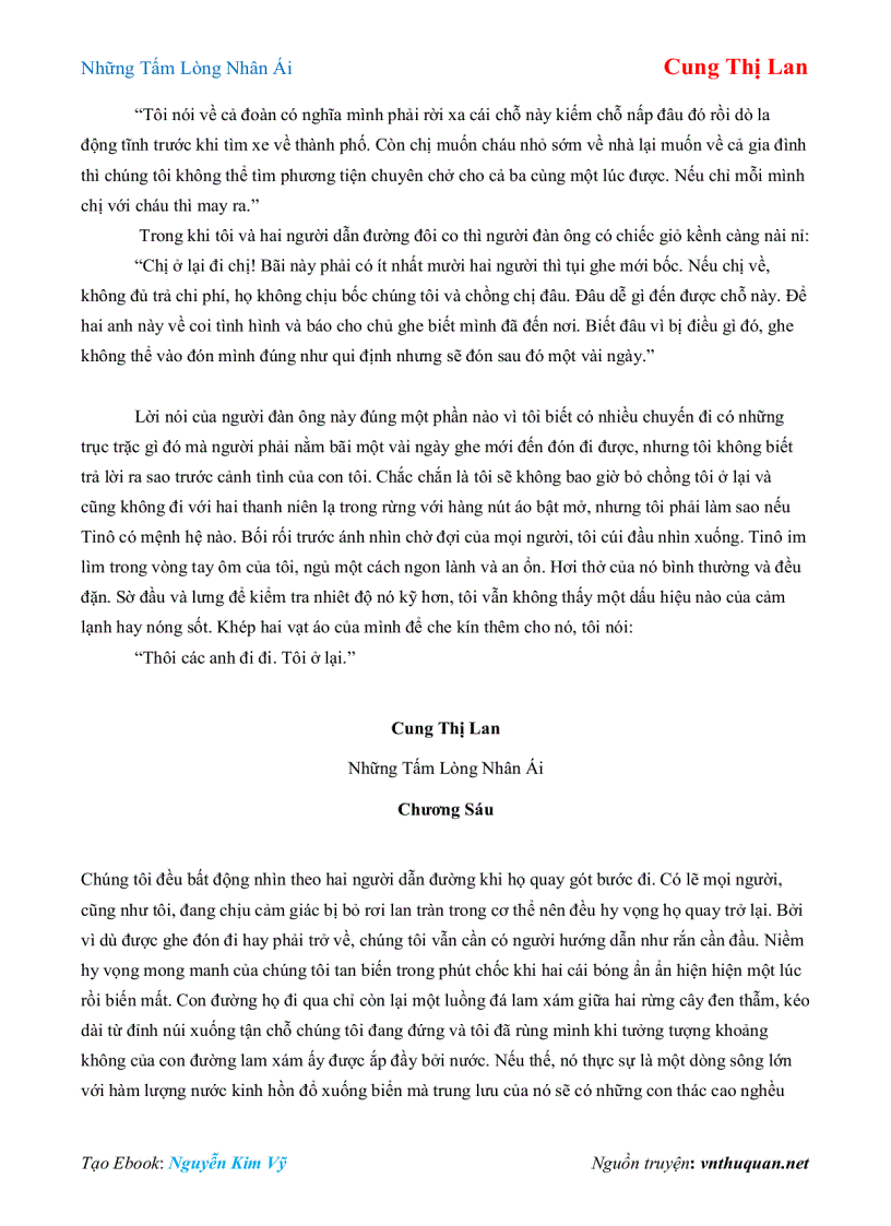 image for page Ebook Những Tấm Lòng Nhân Ái Cung Thị Lan