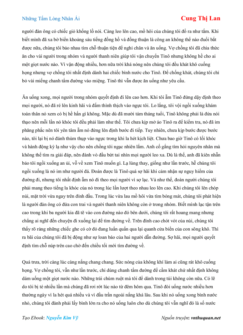 image for page Ebook Những Tấm Lòng Nhân Ái Cung Thị Lan