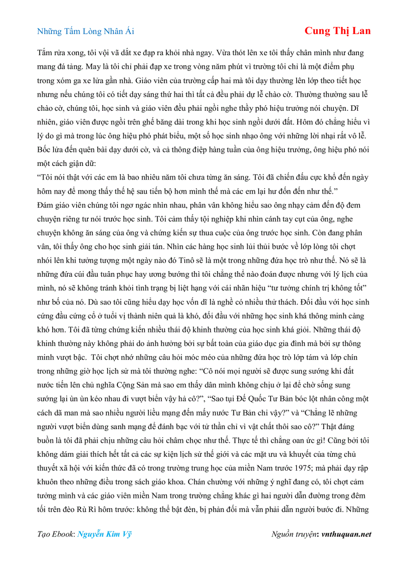 image for page Ebook Những Tấm Lòng Nhân Ái Cung Thị Lan