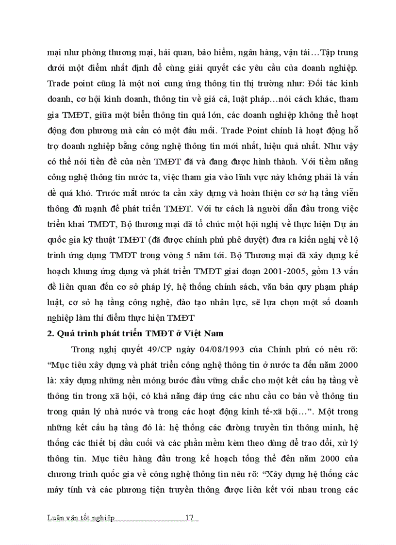 image for page Một số giải pháp phát triển hoạt động bán hàng bằng hình thức thương mại điện tử ở Việt Nam