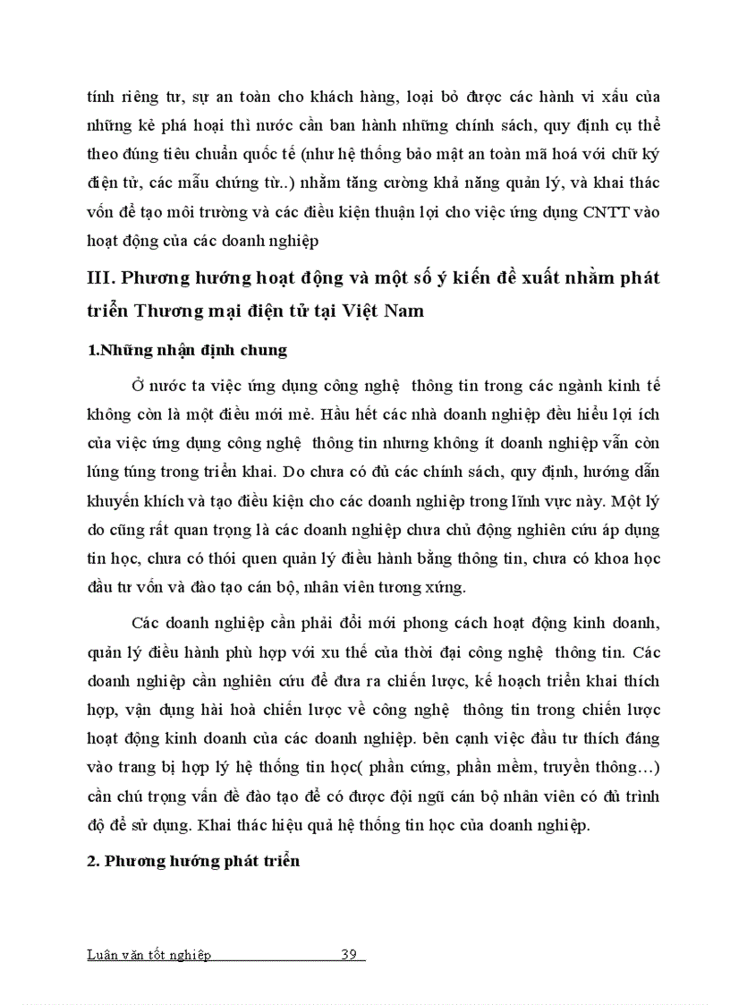 image for page Một số giải pháp phát triển hoạt động bán hàng bằng hình thức thương mại điện tử ở Việt Nam