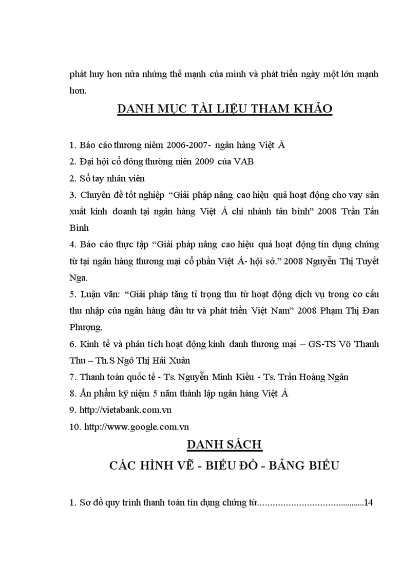image for page Giải pháp phát triển hoạt động tín dụng chứng từ tại ngân hàng tmcp việt á chi nhánh tân bình