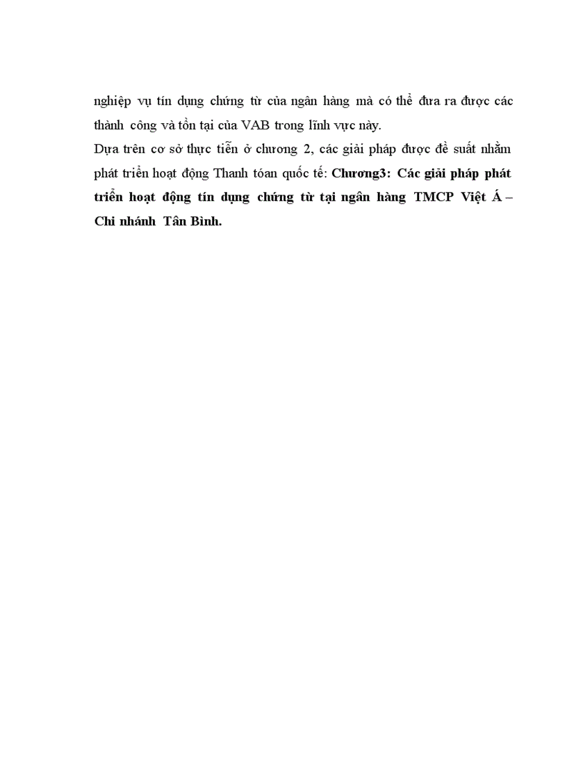 image for page Giải pháp phát triển hoạt động tín dụng chứng từ tại ngân hàng tmcp việt á chi nhánh tân bình