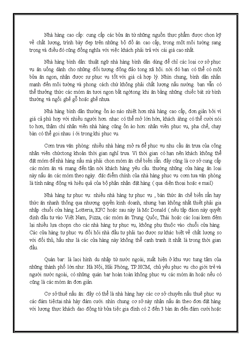 image for page Giải pháp marketing mix cho hoạt động kinh doanh của nhà hàng Khang Mỹ Lạc