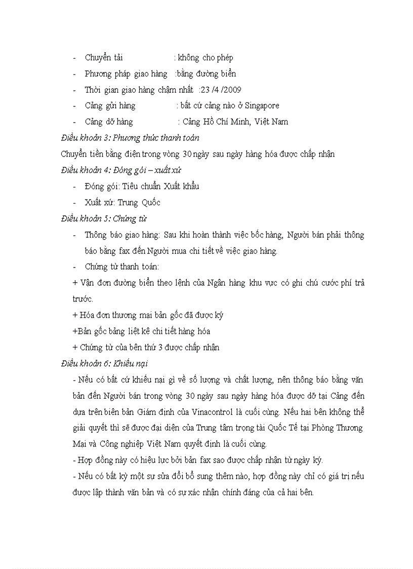 image for page Thủ tục và nghiệp vụ giao nhận hàng hóa xuất nhập khẩu bằng container đường biển