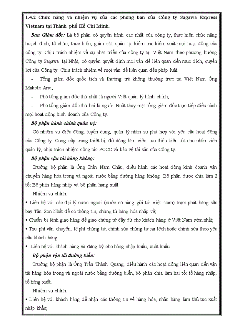 image for page Thực trạng hoạt động giao nhận và thủ tục hải quan hàng hóa nhập khẩu tại sagawa express vietnam co ltd 1
