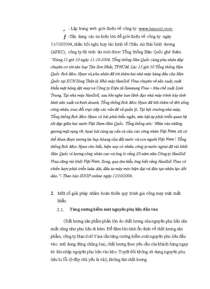 image for page Quy trình tổ chức thực hiện hợp đồng gia công xuất khẩu hàng may mặc tại công ty 1