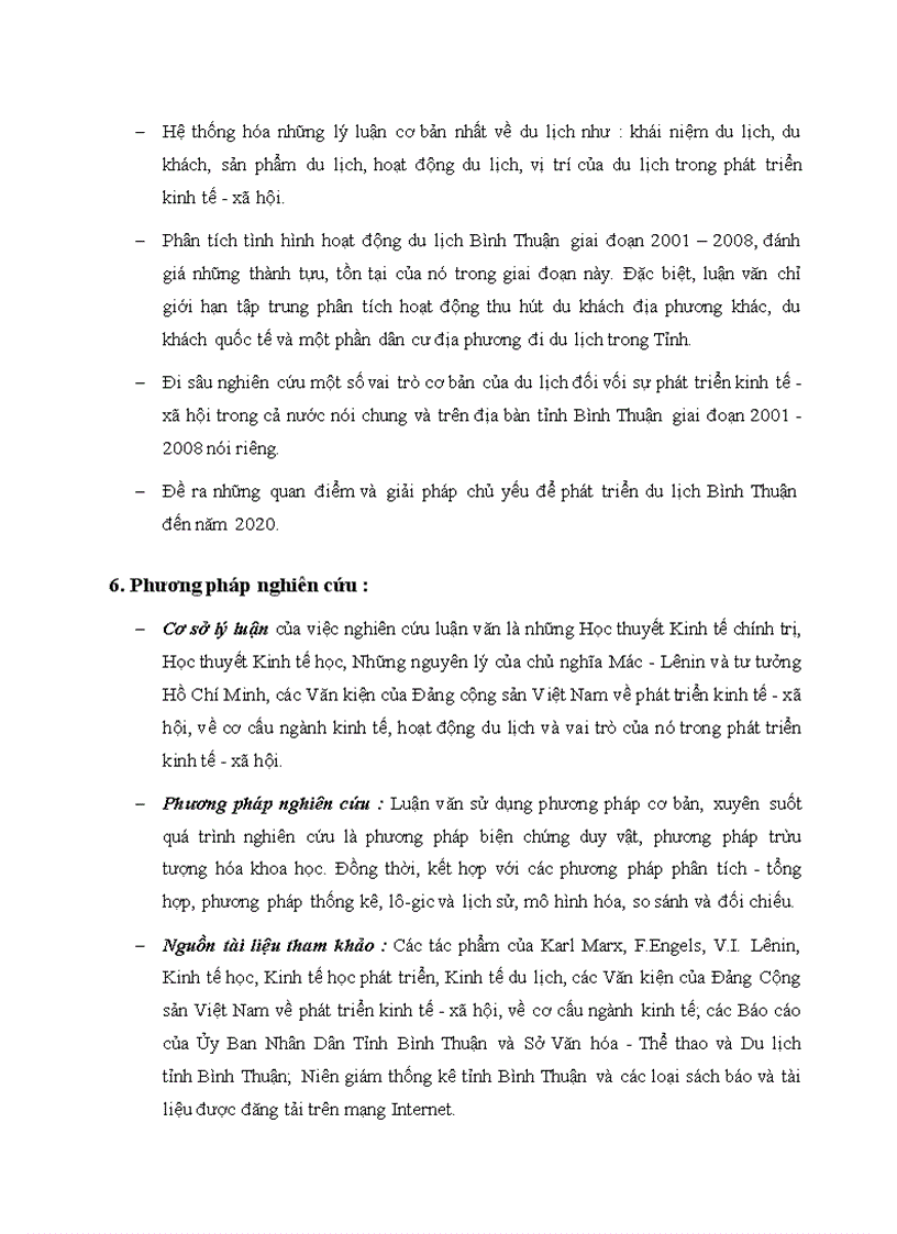image for page Vai trò của du lịch đối với sự phát triển kinh tế xã hội tỉnh bình thuận trong giai đoạn 2001 2020