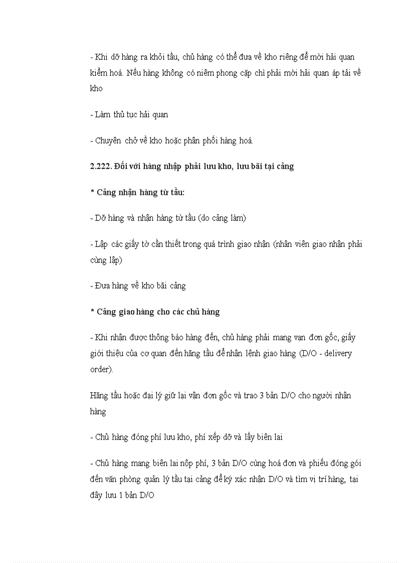 image for page Quy trình giao nhận hàng hóa xuất nhập khẩu bằng đường biển tại công ty tnhh inter express