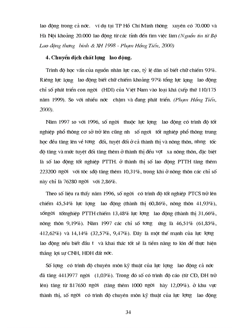 image for page Chuyển dịch cơ cấu lao động trong quá trình chuyển dịch cơ cấu kinh tế theo hướng công nghiệp hoá hiện đại hoá thực trạng và giải pháp