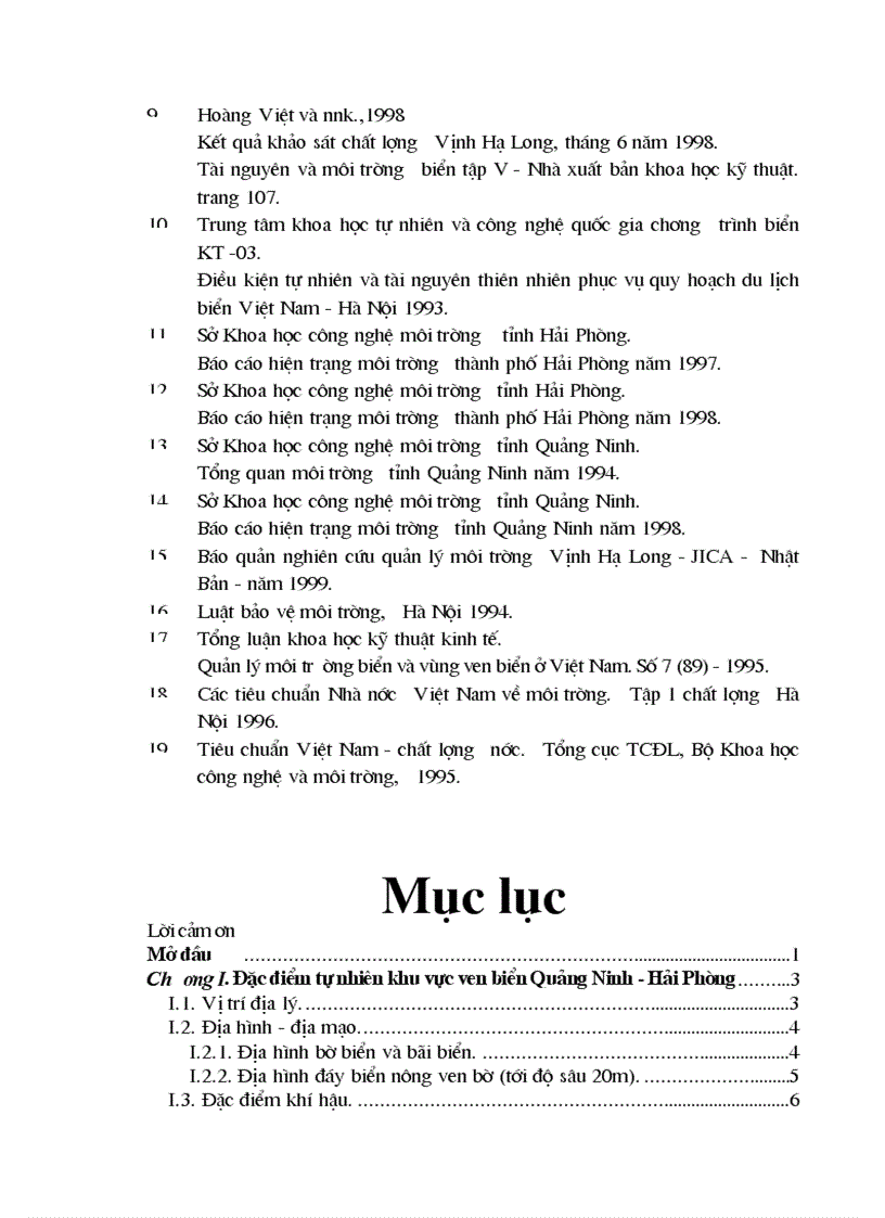 image for page Nghiên cứu đánh giá hiện trạng môi trường nước biển ven bờ khu vực từ quảng ninh đến cửa sông thái bình