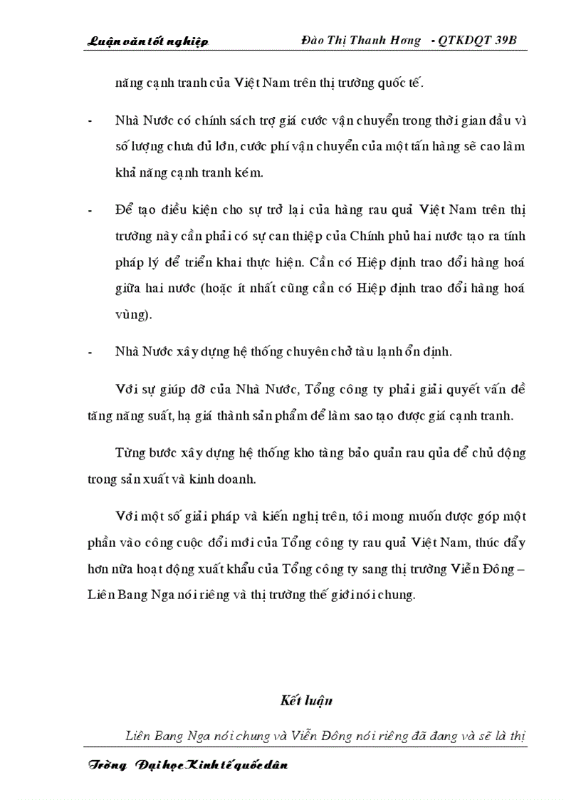 image for page Một số giải pháp nhằm thúc đẩy hoạt động xuất khẩu của Tổng công ty rau quả Việt Nam sang Viễn Đông Liên Bang Nga