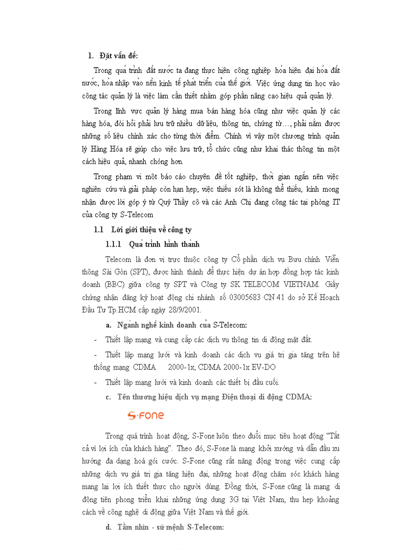image for page Quản lý bán điện thoại di động tại công ty dịch vụ bưu chính viễn thống sài gòn
