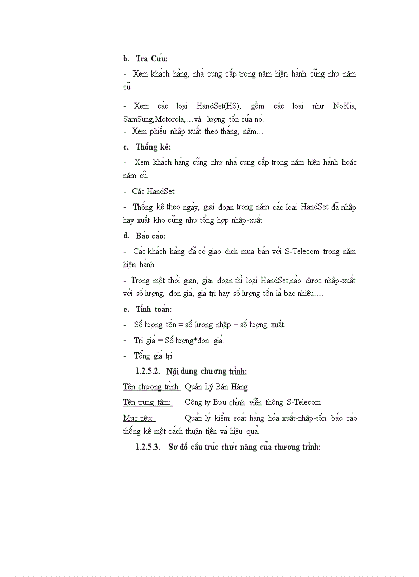 image for page Quản lý bán điện thoại di động tại công ty dịch vụ bưu chính viễn thống sài gòn