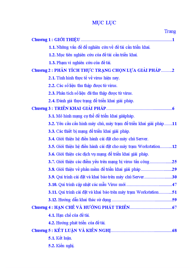 image for page Xây dựng hệ thống phòng chống virus trên toàn hệ thống mạng lan