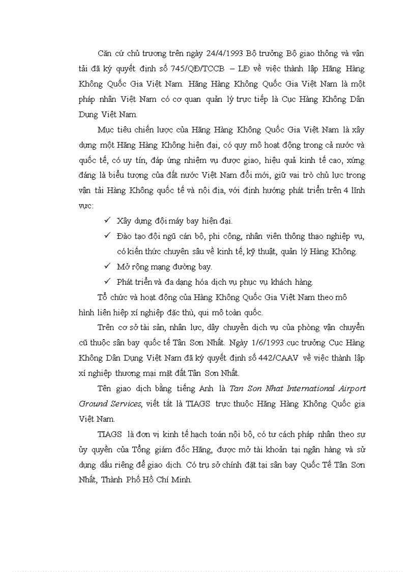 image for page Ứng dụng toán kinh tế vào phân tích hệ thống và xây dựng phần mềm phân công nhân sự tại xí nghiệp thương mại mặt đất tân sơn nhất tiags