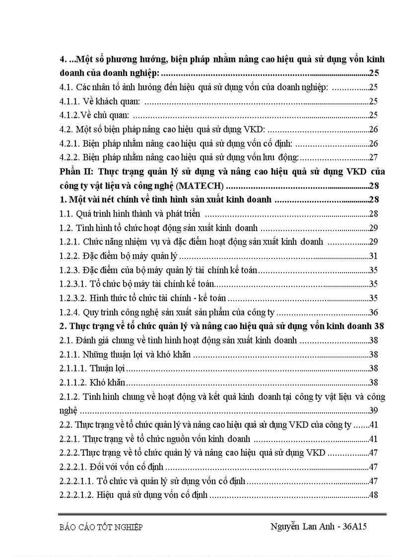image for page Vốn kinh doanh và những biện pháp nâng cao hiệu quả sử dụng vốn kinh doanh ở Công ty vật liệu và công nghệ