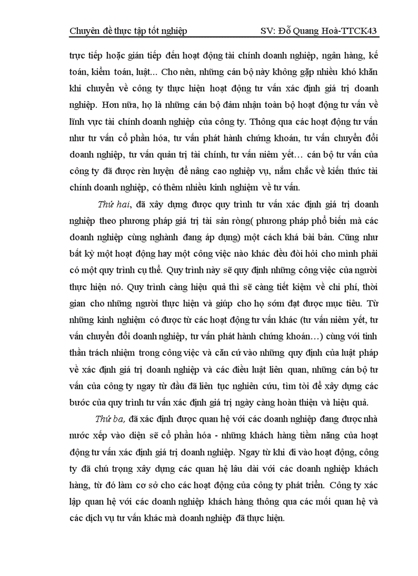 image for page Thực trạng tư vấn xác định giá trị doanh nghiệp tại công ty chứng khoán Mê Kông