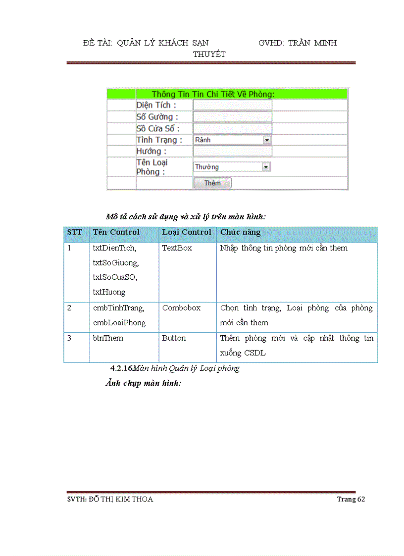 image for page Quản lý khách sạn
