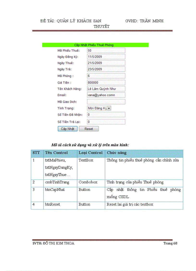 image for page Quản lý khách sạn