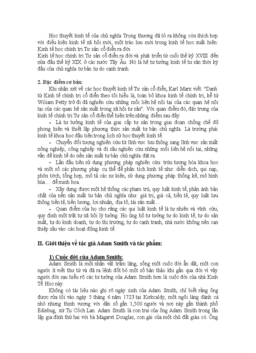 image for page Các lý thuyết kinh tế của Adam Smith