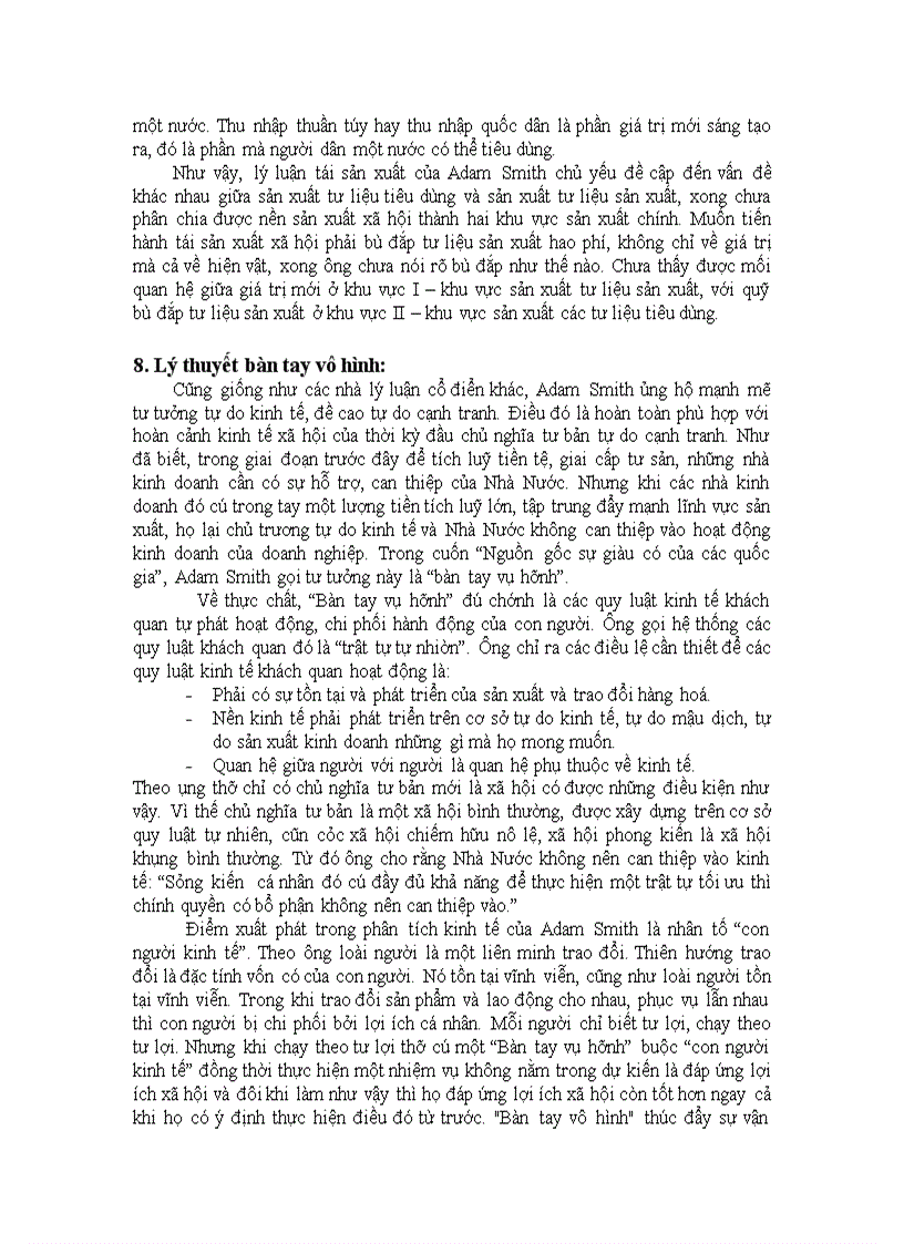 image for page Các lý thuyết kinh tế của Adam Smith