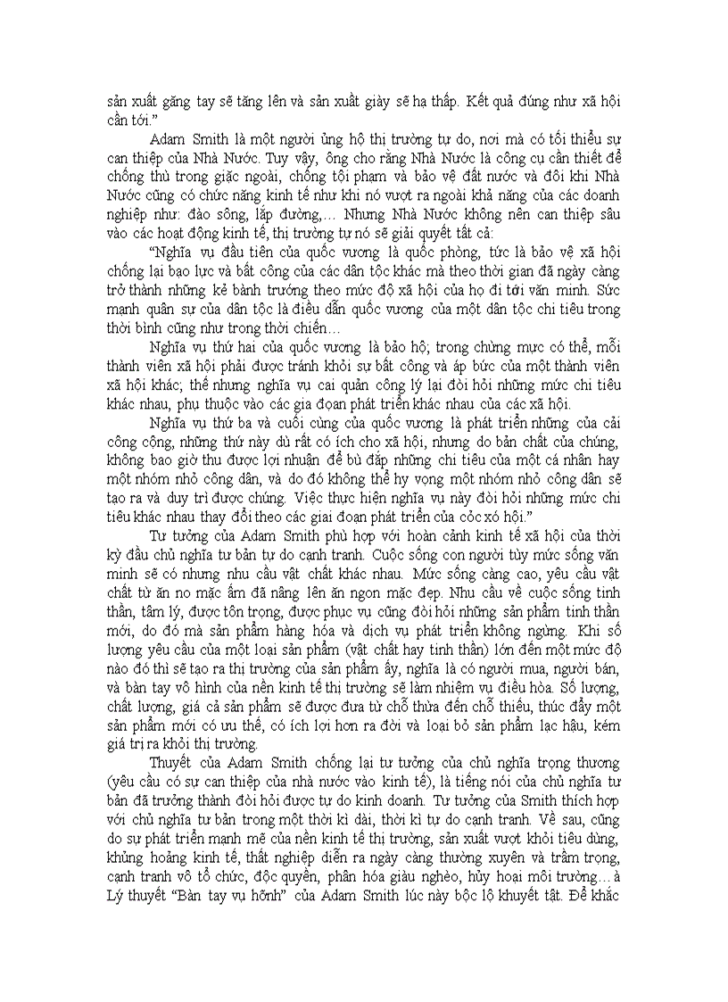 image for page Các lý thuyết kinh tế của Adam Smith