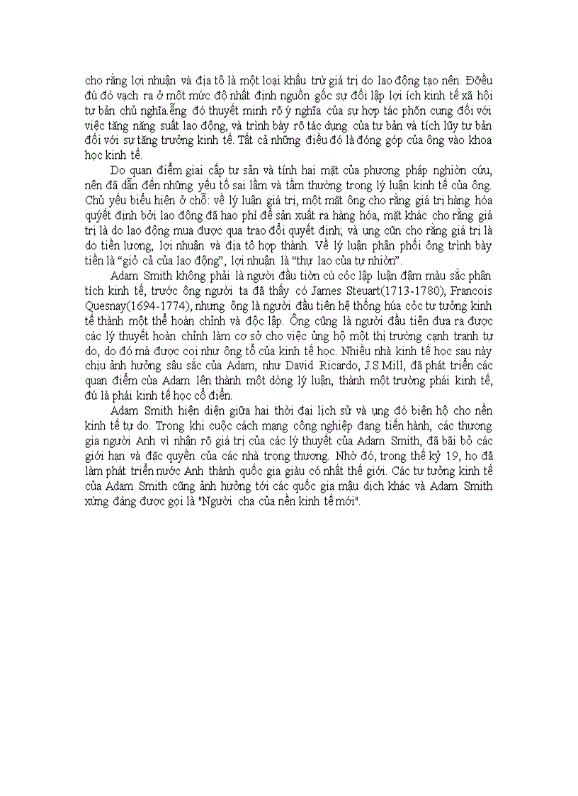 image for page Các lý thuyết kinh tế của Adam Smith