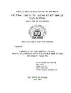 CHỈNH LÝ TÀI LIỆU PHÔNG LƯU TRỮ TRUNG TÂM THÔNG TIN VÀ ĐĂNG KÝ NHÀ ĐẤT Q I Từ Quận 6 Quận 10