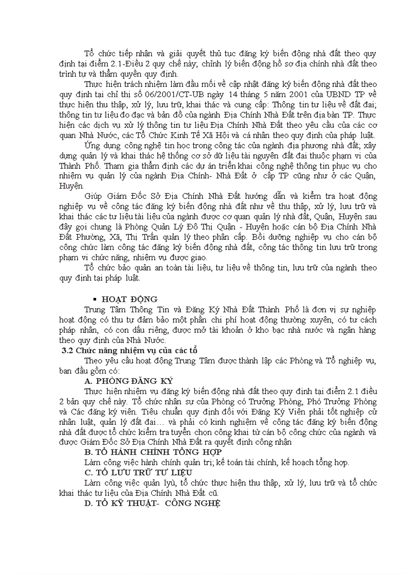 image for page CHỈNH LÝ TÀI LIỆU PHÔNG LƯU TRỮ TRUNG TÂM THÔNG TIN VÀ ĐĂNG KÝ NHÀ ĐẤT Q I Từ Quận 6 Quận 10