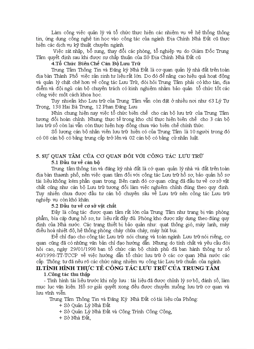 image for page CHỈNH LÝ TÀI LIỆU PHÔNG LƯU TRỮ TRUNG TÂM THÔNG TIN VÀ ĐĂNG KÝ NHÀ ĐẤT Q I Từ Quận 6 Quận 10