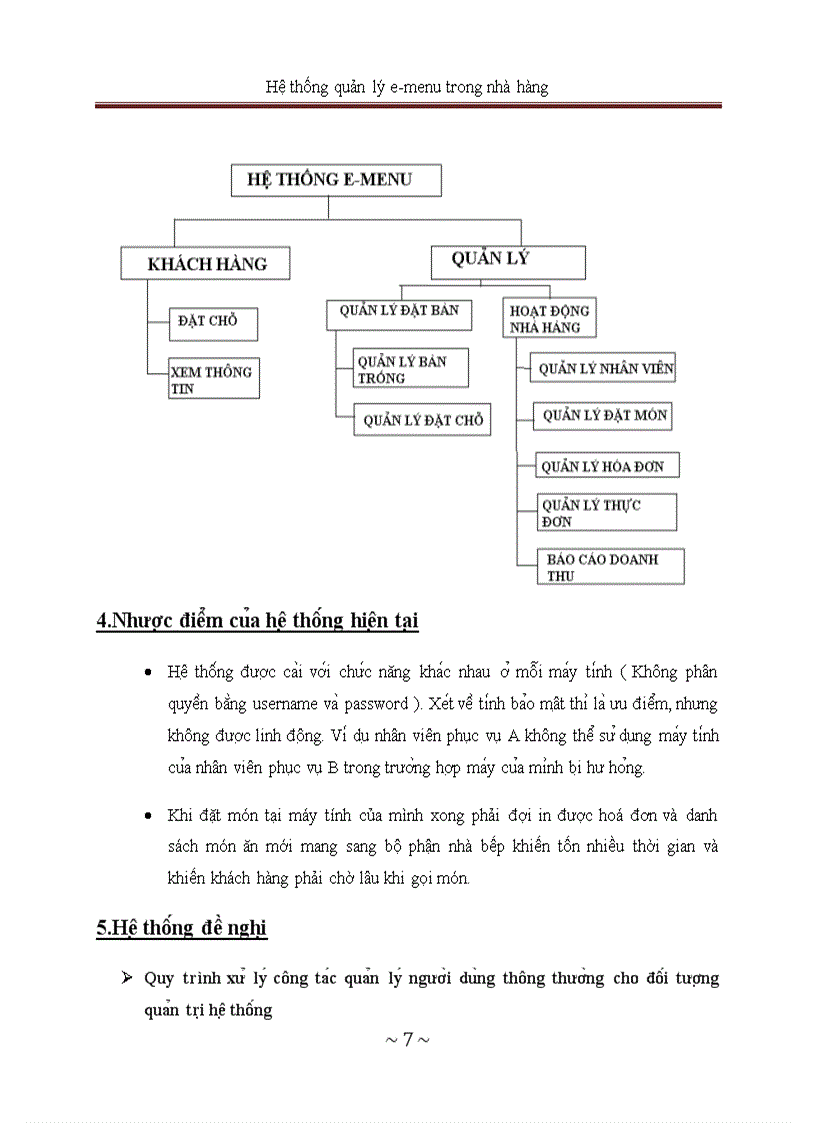 image for page Hệ thống quản lý e menu trong nhà hàng