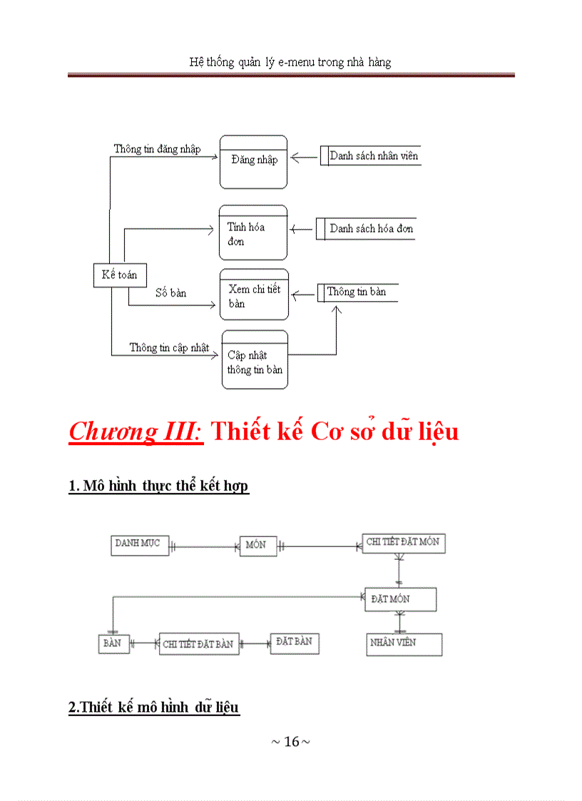 image for page Hệ thống quản lý e menu trong nhà hàng