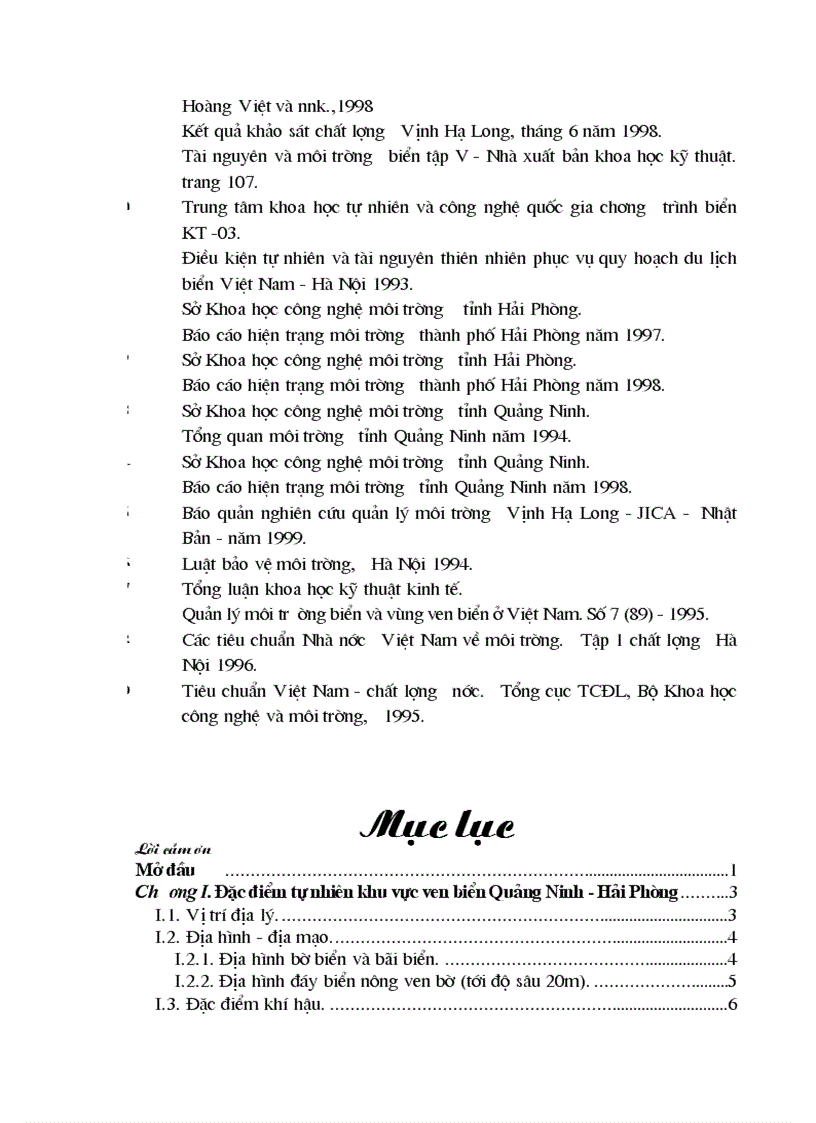 image for page Nghiên cứu đánh giá hiện trạng môi trường nước biển ven bờ khu vực từ Quảng Ninh đến cửa sông Thái Bình