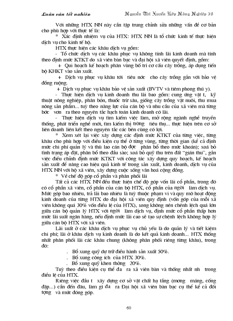 image for page Phương hướng và giải pháp chủ yếu để tiếp tục đổi mới và phát triển HTX NN ở tỉnh Thái Bình