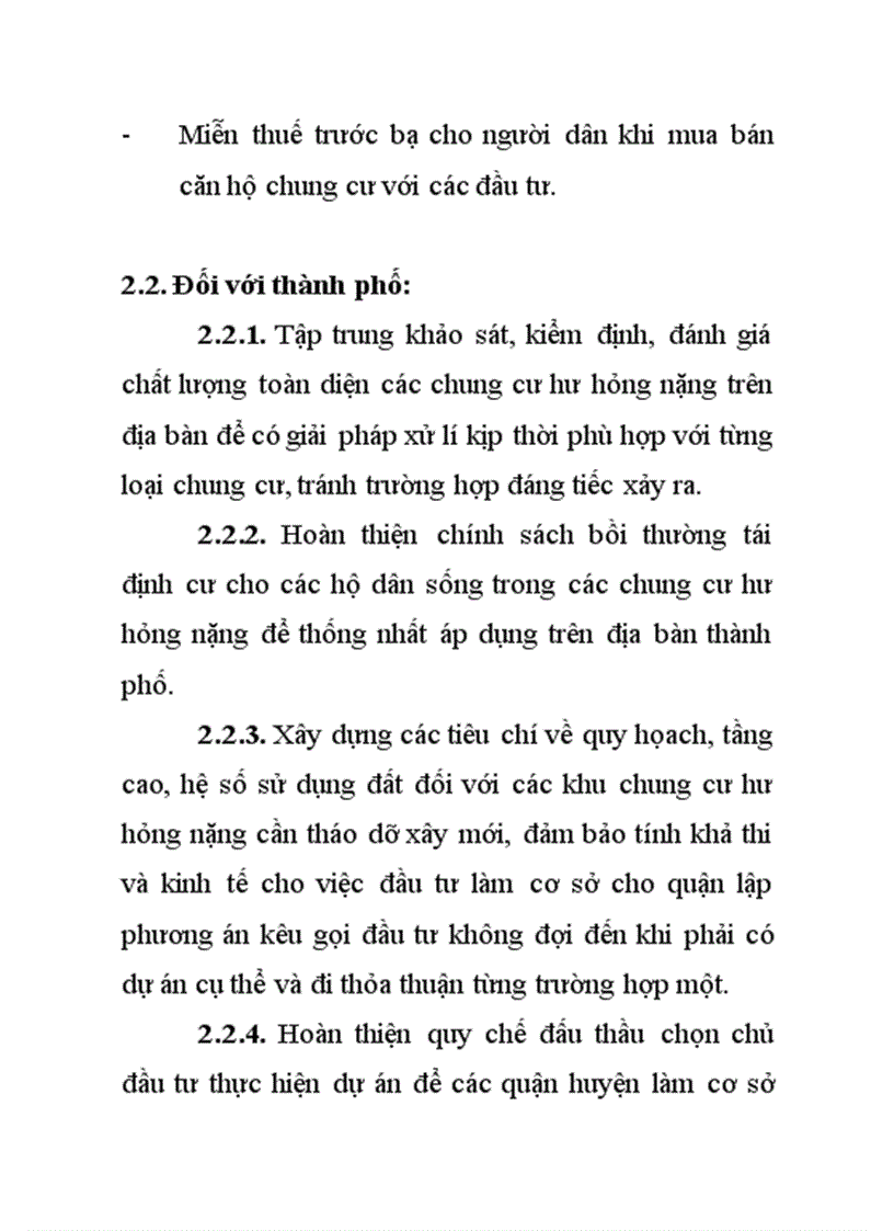 image for page Nghiên cứu cải tạo và xây dựng lại các chung cư hư hỏng nặng trên địa bàn thành phố hồ chí minh