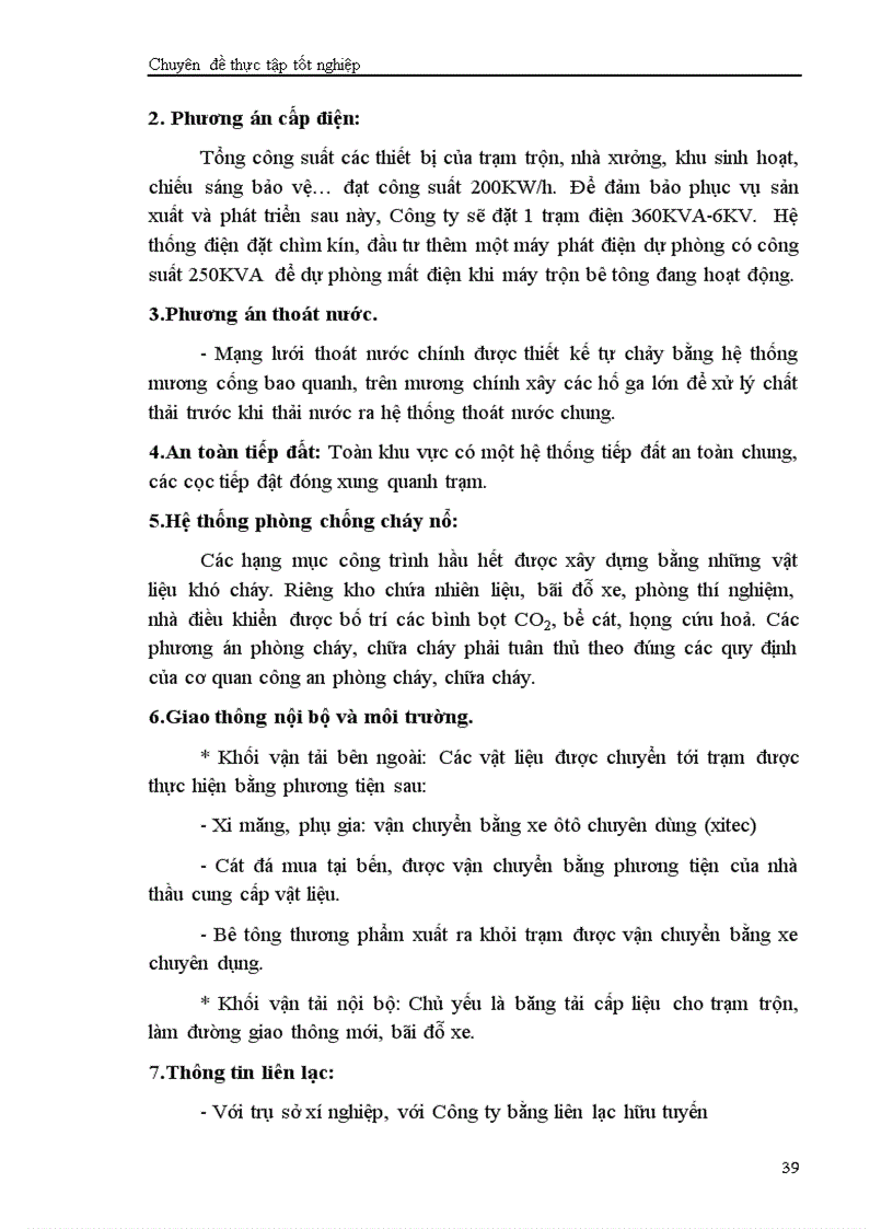 image for page Phân tích dự án đầu tư xây dựng tổ hợp sản xuất bê tông thương phẩm và bê tông đúc sẵn của Công ty vật liệu xây dựng và xây lắp thương mại Bộ thương mại