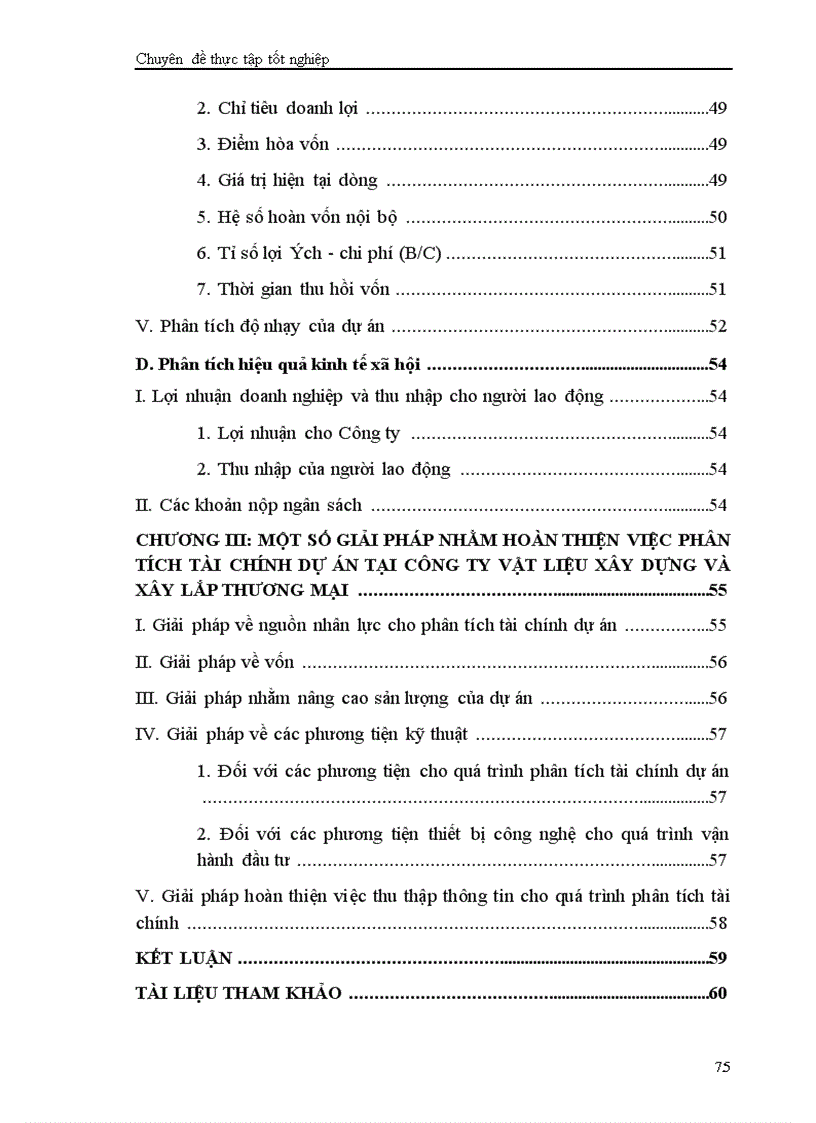 image for page Phân tích dự án đầu tư xây dựng tổ hợp sản xuất bê tông thương phẩm và bê tông đúc sẵn của Công ty vật liệu xây dựng và xây lắp thương mại Bộ thương mại