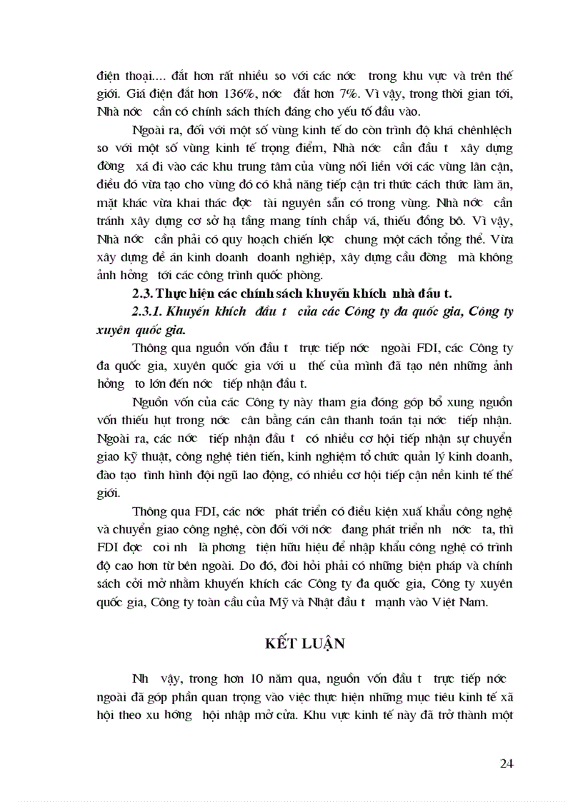 image for page Một số giải pháp nhằm thu hút nguồn vốn đầu tư trực tiếp nước ngoài ở Việt Nam trong quá trình sự nghiệp CNH HĐH