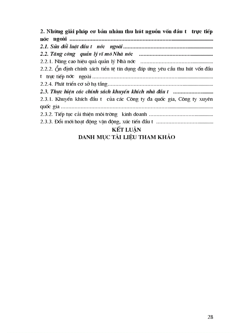 image for page Một số giải pháp nhằm thu hút nguồn vốn đầu tư trực tiếp nước ngoài ở Việt Nam trong quá trình sự nghiệp CNH HĐH