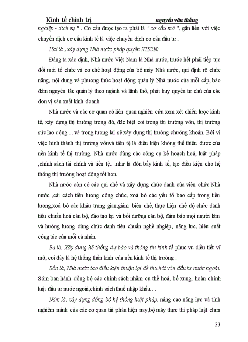 image for page Vai trò kinh tế của Nhà nước trong nền kinh tế thị trường định hướng XHCN ở nước ta hiện nay