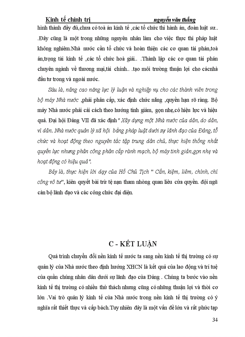 image for page Vai trò kinh tế của Nhà nước trong nền kinh tế thị trường định hướng XHCN ở nước ta hiện nay