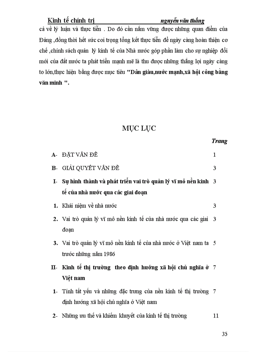 image for page Vai trò kinh tế của Nhà nước trong nền kinh tế thị trường định hướng XHCN ở nước ta hiện nay