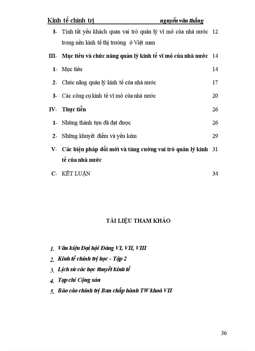 image for page Vai trò kinh tế của Nhà nước trong nền kinh tế thị trường định hướng XHCN ở nước ta hiện nay