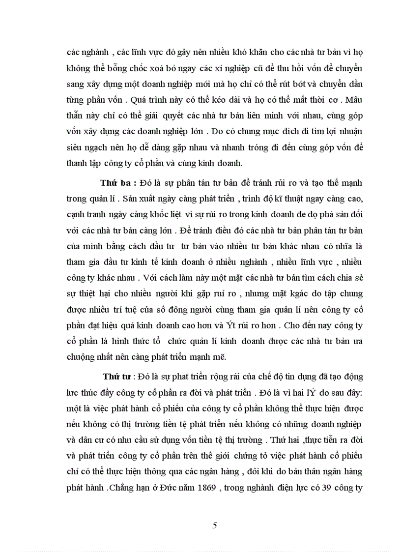 image for page Công ty cổ phần và vai trò của nó trong sự phát triển kinh tế ở nước ta hiện nay