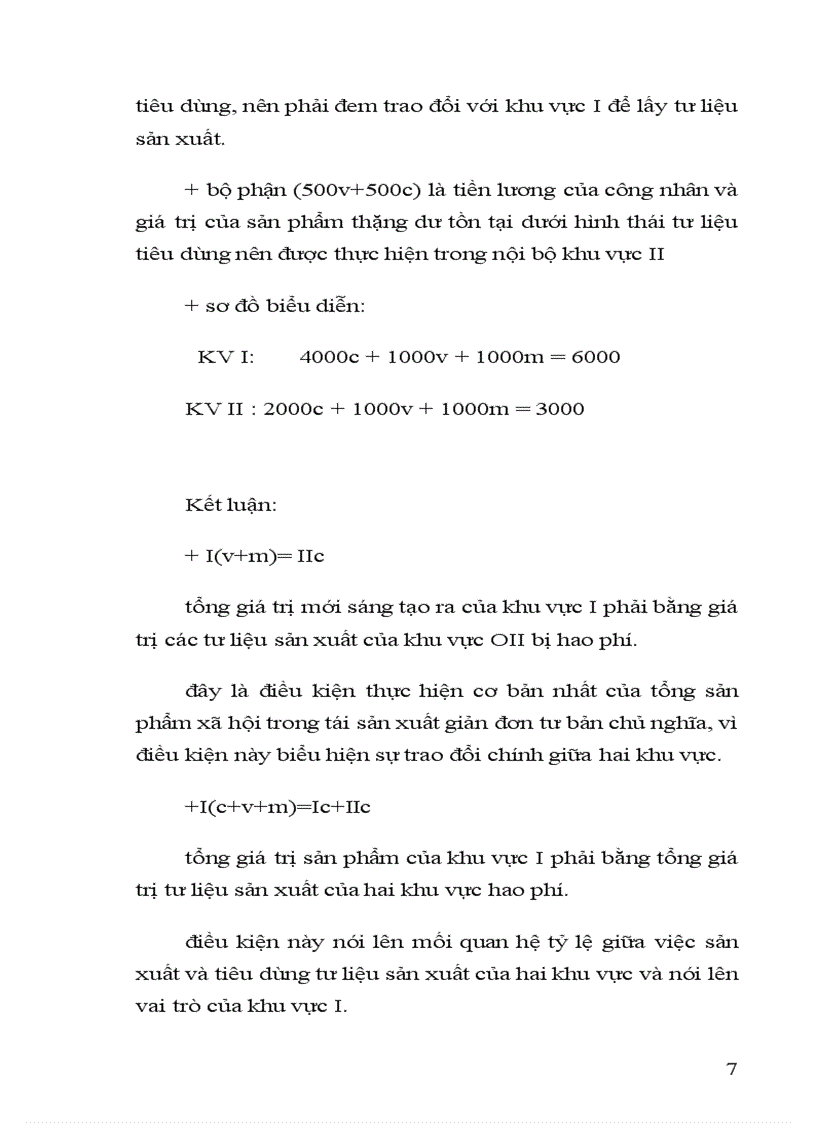 image for page Điều kiện thực hiện tổng sản phẩm xã hội trong tái sản xuất giản đơn