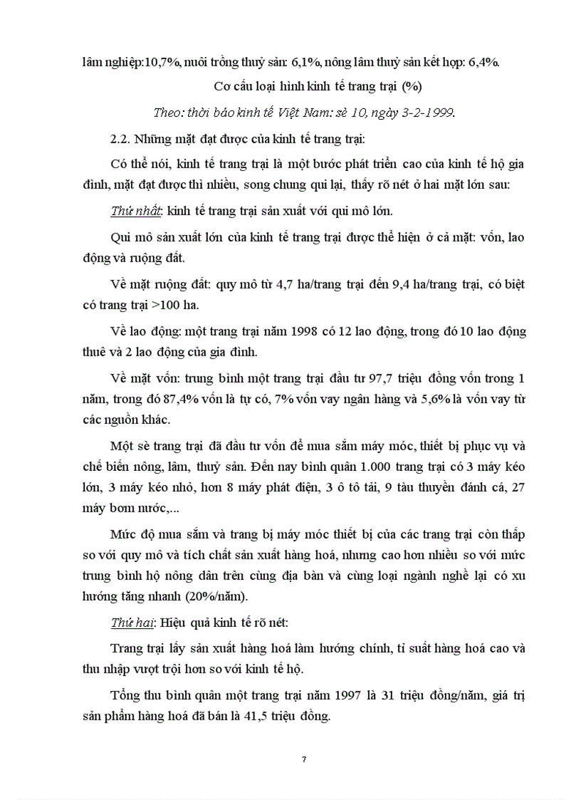 image for page Kinh tế trang trại quá trình hình thành và thực trạng hiện nay