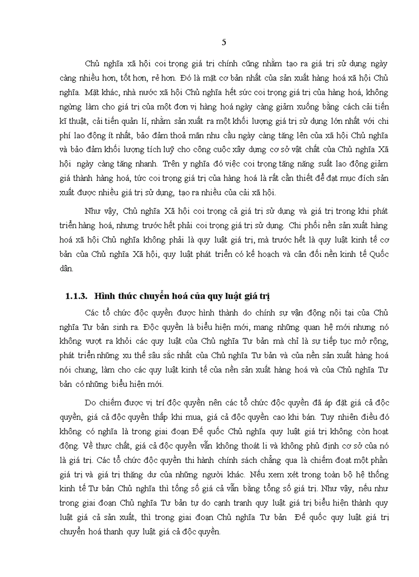 image for page Quy luật giá trị và vai trò của nó trong nền kinh tế thị trường ỏ nước ta