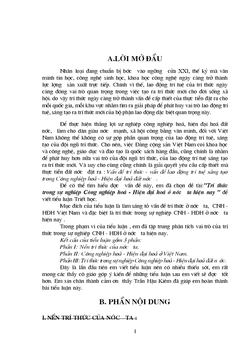 image for page Trí thức trong sự nghiệp Công nghiệp hoá Hiện đại hoá ở nước ta hiện nay