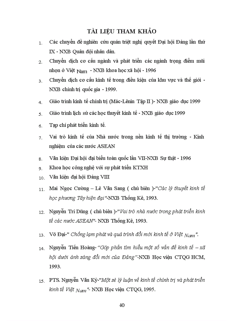 image for page Kinh nghiệm chuyển dịch cơ cấu kinh tế của các nước trong khu vực và vận dụng vào Việt Nam